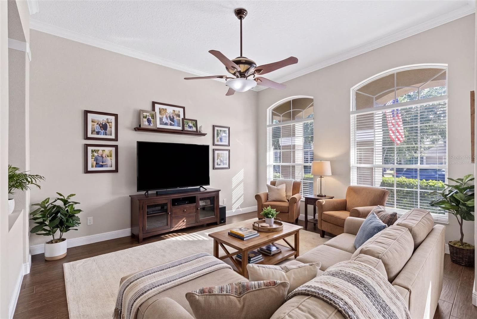 Living Room - Virtually Staged - 410 VIA TUSCANY LOOP, LAKE MARY