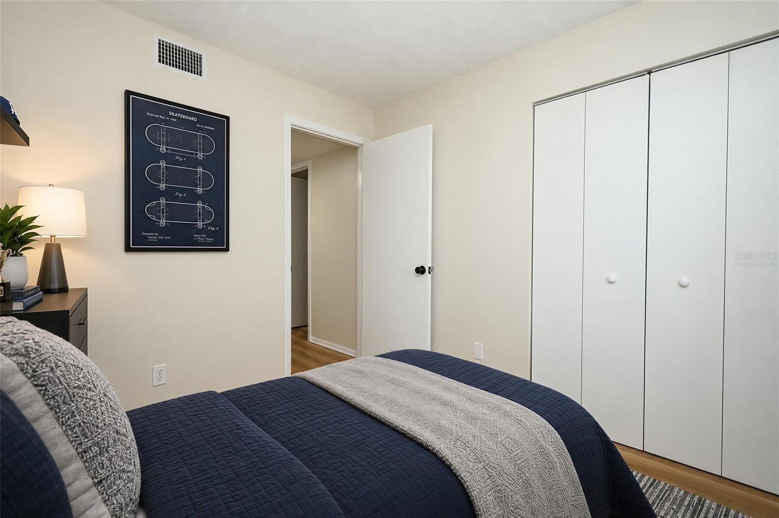 Bedroom 2 Virtually Staged - 3823 ATRIUM DR #U-7, ORLANDO