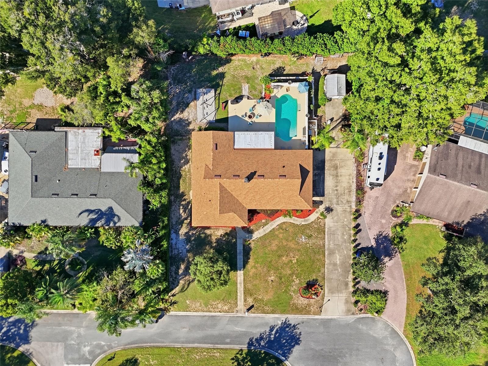Aerial view - 13205 MARIA AVE, CLERMONT