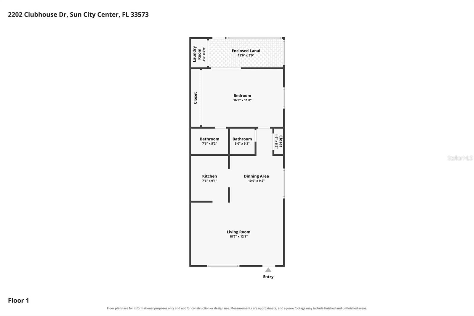 Condominium at 2202 CLUBHOUSE DR #179, SUN CITY CENTER, photo 32 of 56
