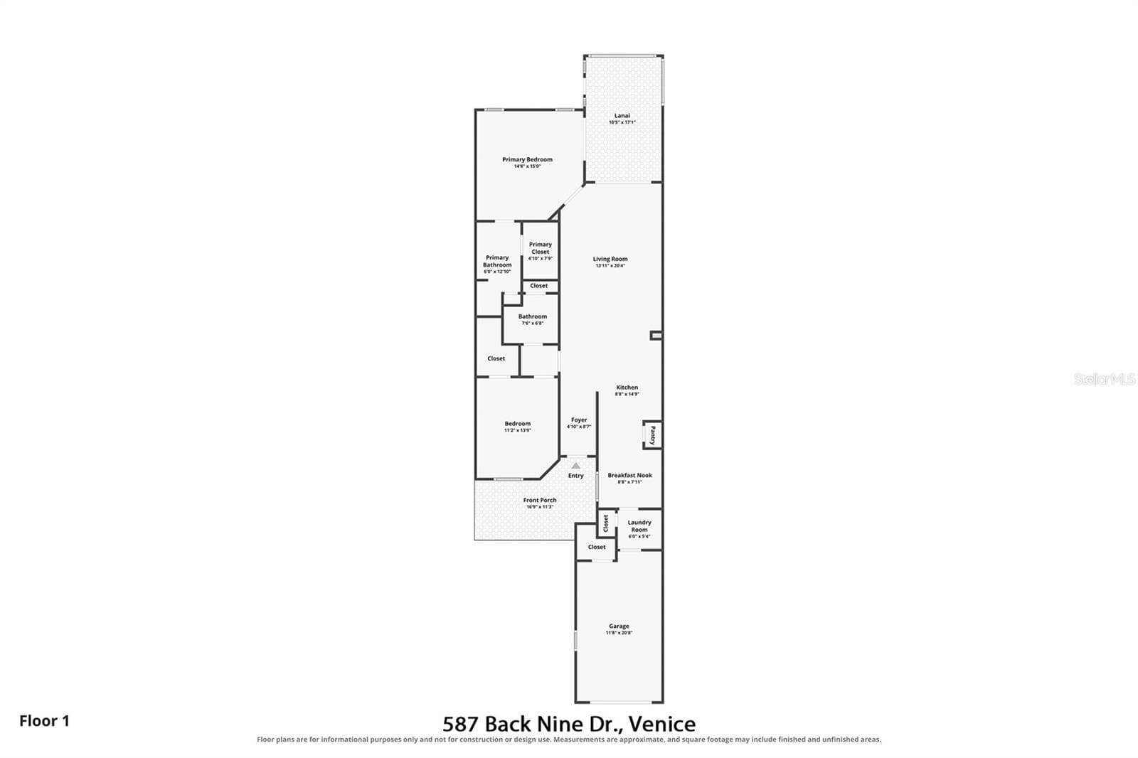Single Family Residence at 587 BACK NINE DR, VENICE, photo 44 of 44