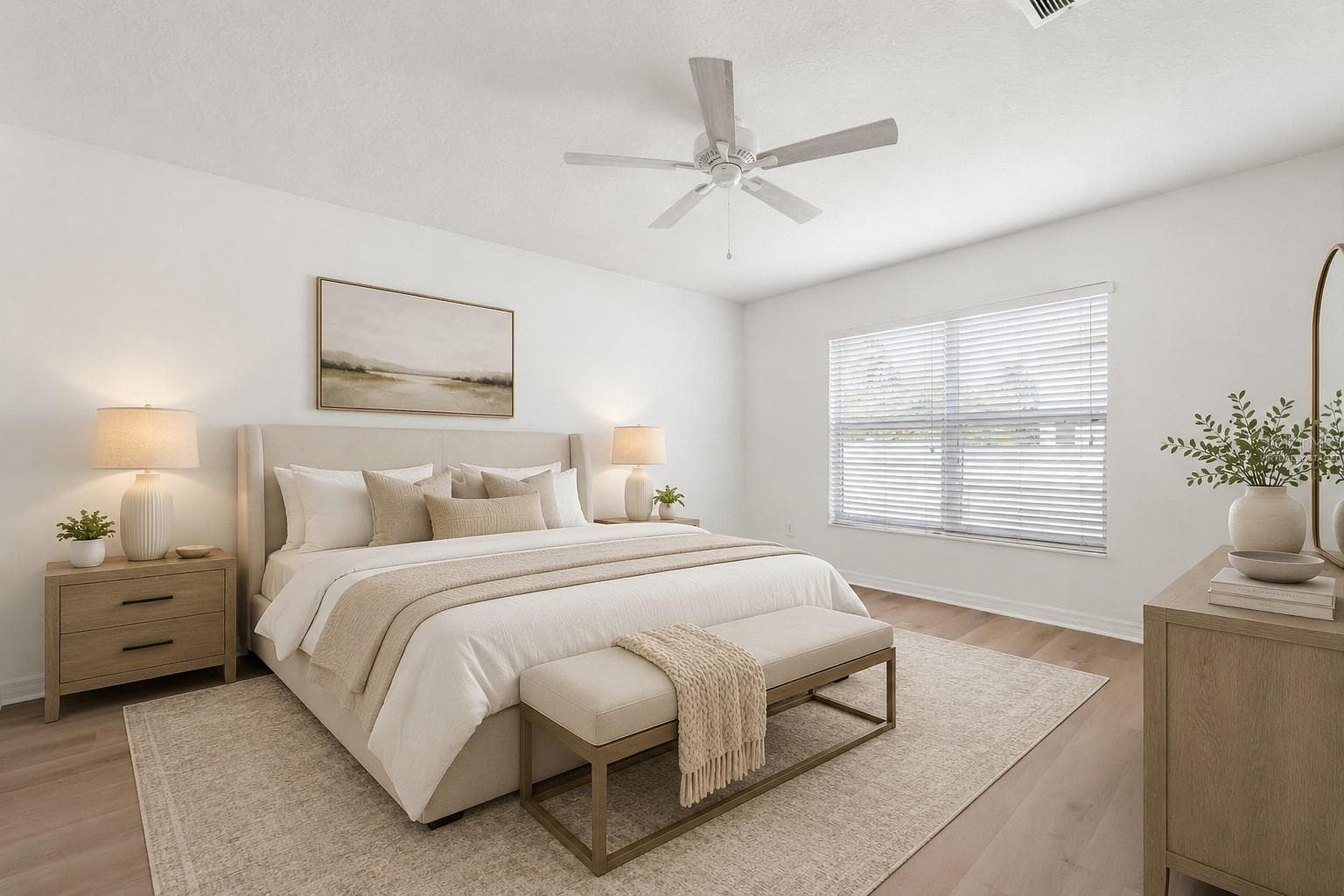 Virtually Staged Primary Bedroom - 10230 41ST CT E, PARRISH