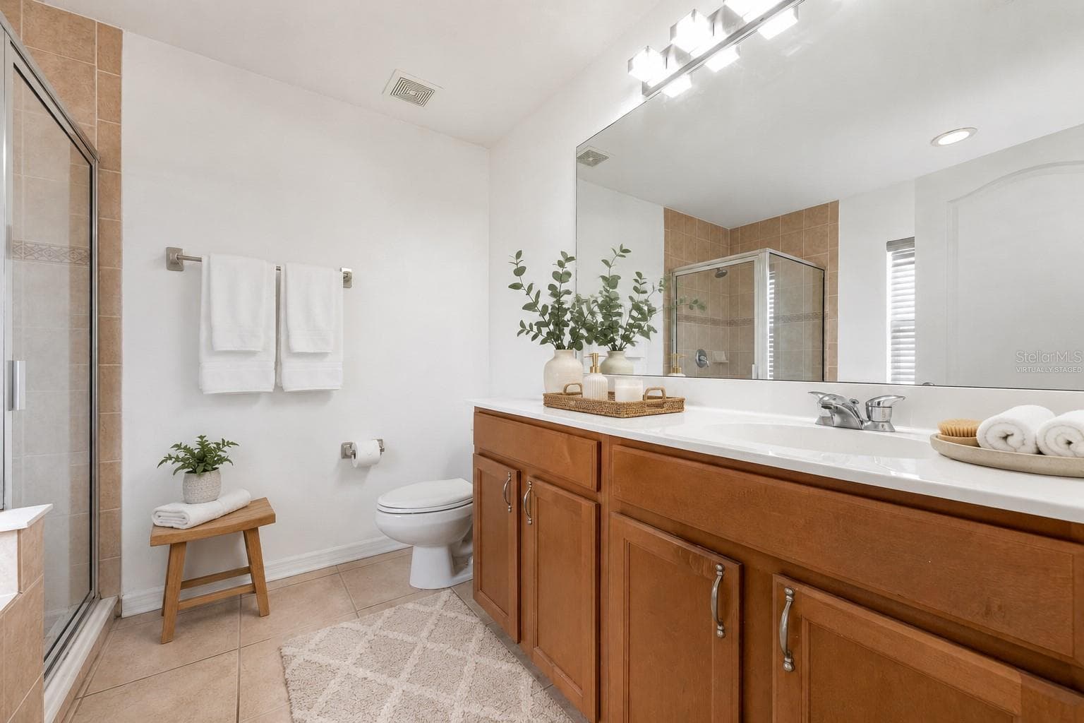 Virtually Staged Primary Bathroom - 10230 41ST CT E, PARRISH