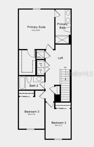 Floor 2 ~ Additional Highlights Include: washer, dryer, GE side by side refrigerator, and extended LVP flooring throughout 1st floor - 10829 ECLIPSE ST, SARASOTA