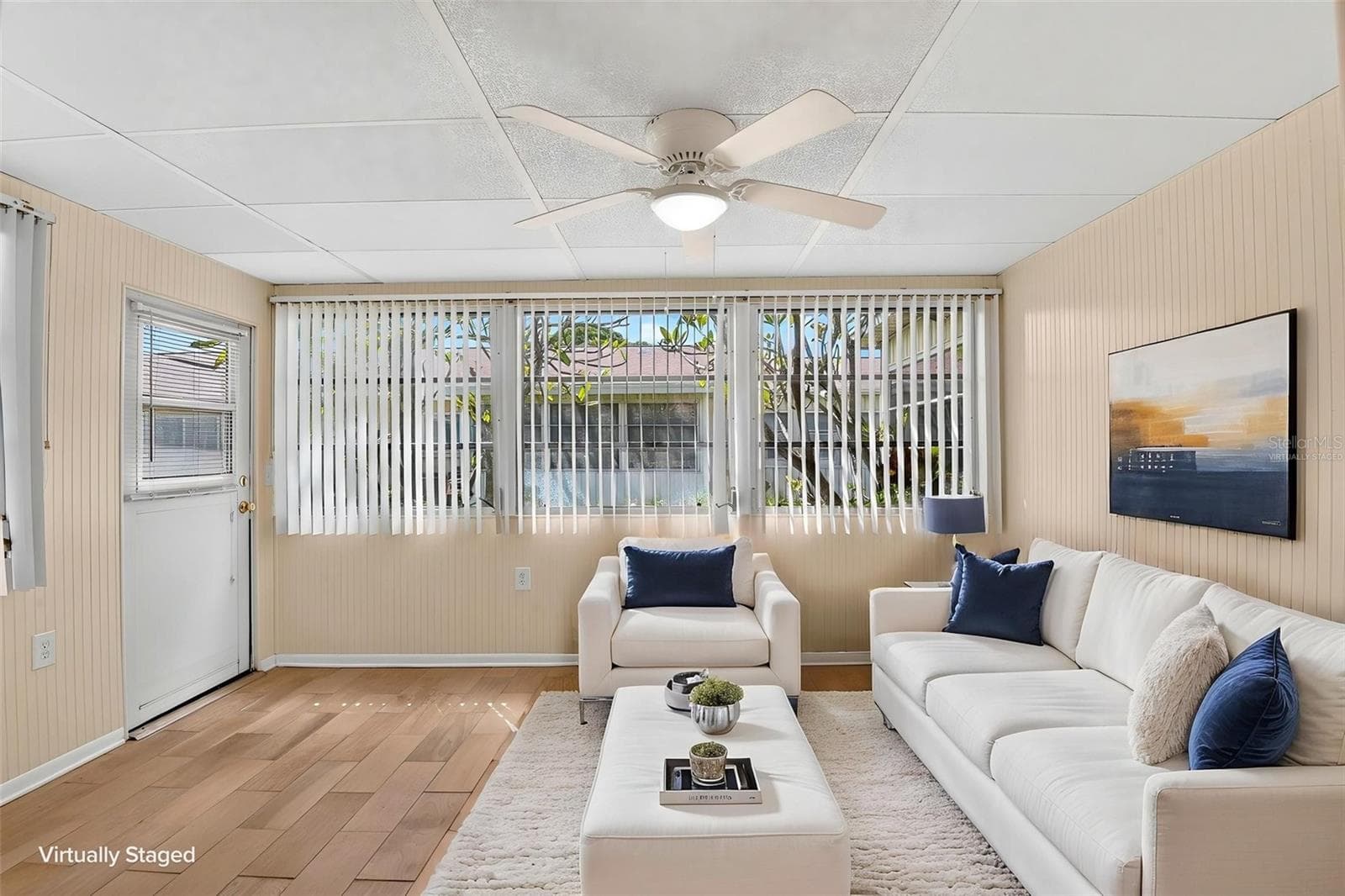 Florida Room-virtually staged - 390 301 BLVD W #10C, BRADENTON