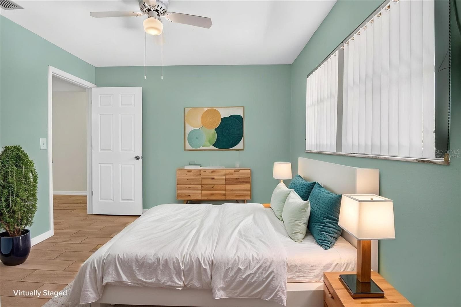 Guest Bedroom-virtually staged - 390 301 BLVD W #10C, BRADENTON