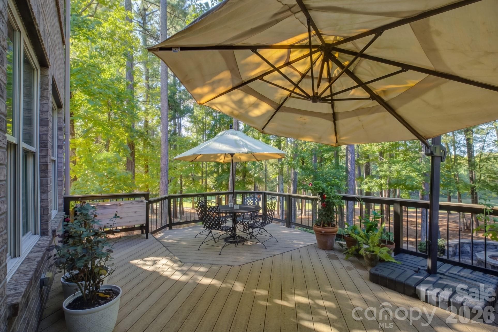 Large deck over looking the 15th fairway - 17733 Colleton River Lane, Charlotte