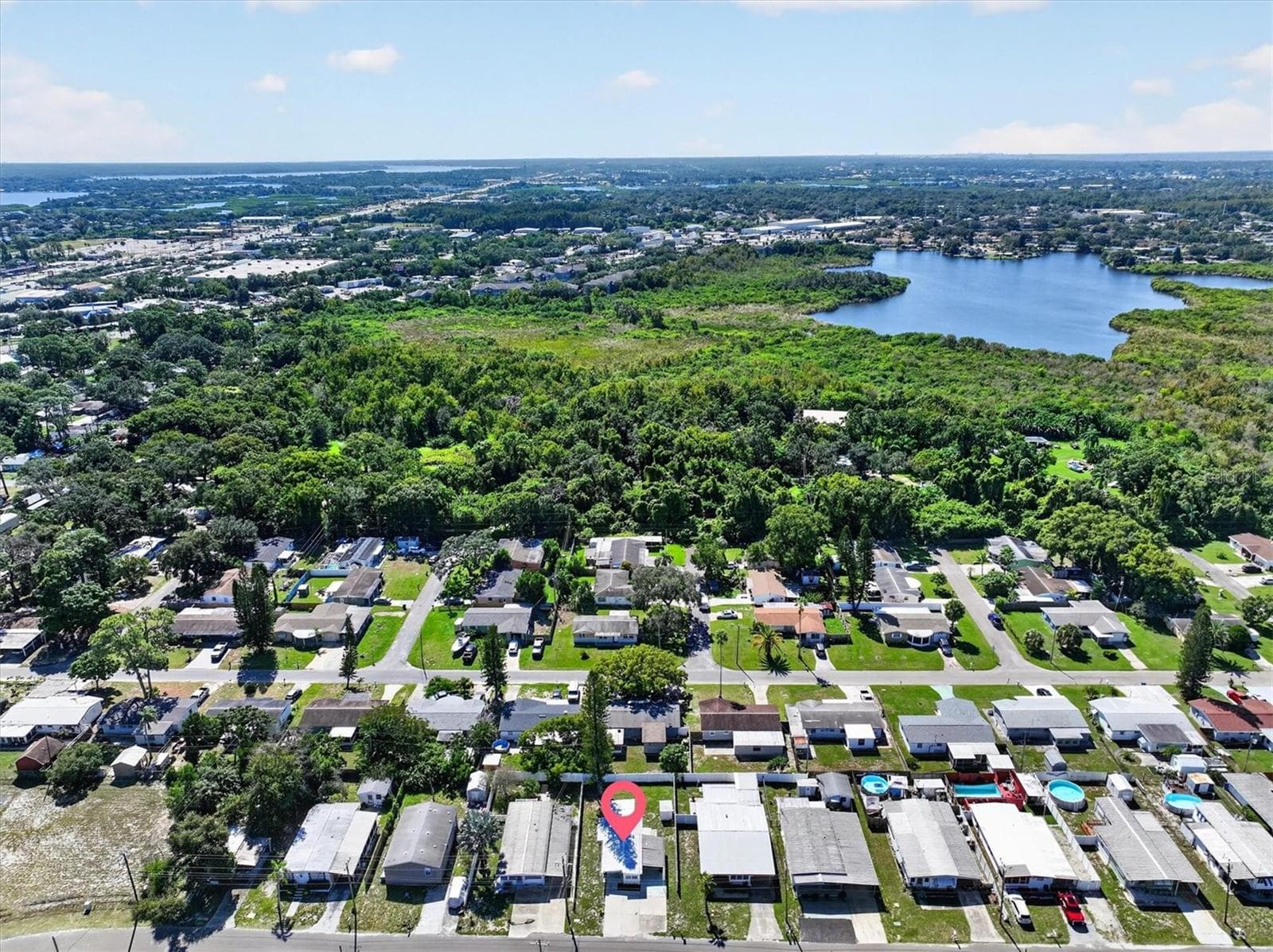 More aerial views - 4120 BUENA VISTA LN, HOLIDAY