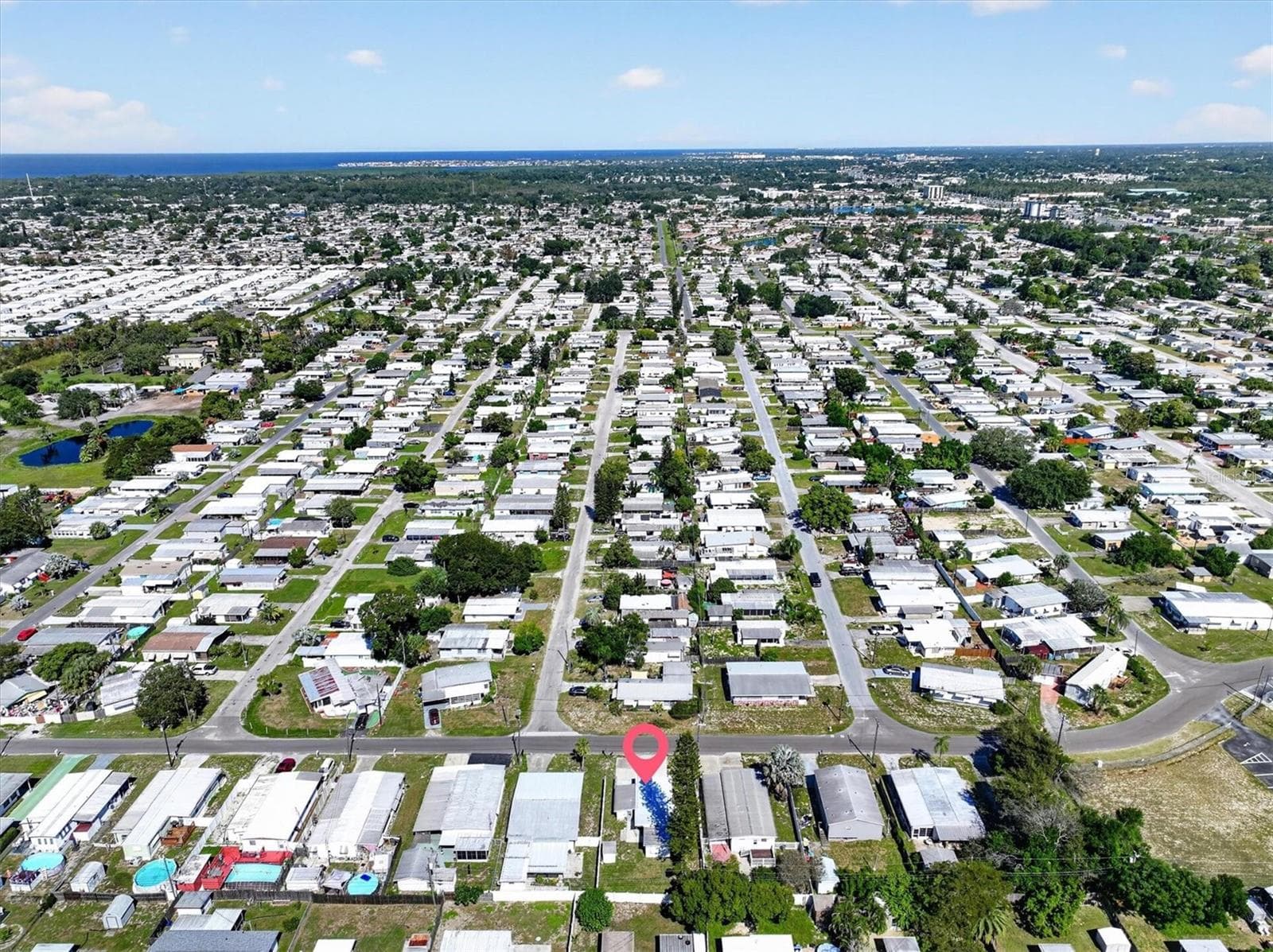 Aerial View - 4120 BUENA VISTA LN, HOLIDAY
