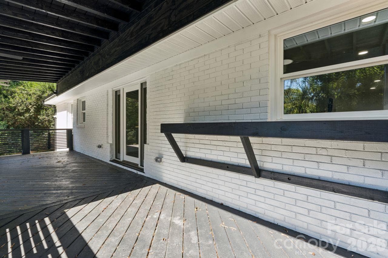 Covered deck off of main level - 4908 Zephyr Lane, Charlotte