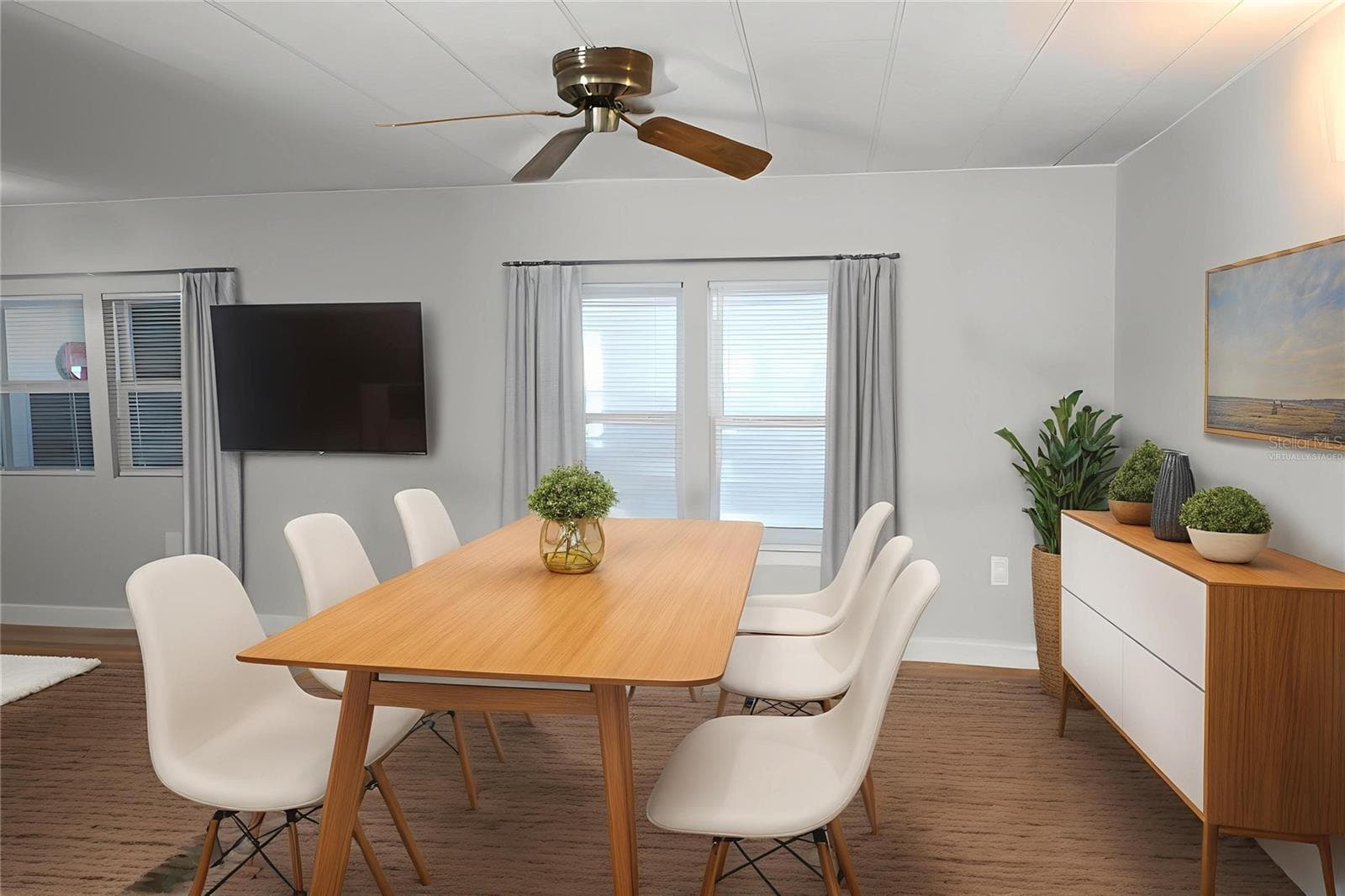 Dining Room virtually staged - 6608 ROOSEVELT DR, PORT RICHEY