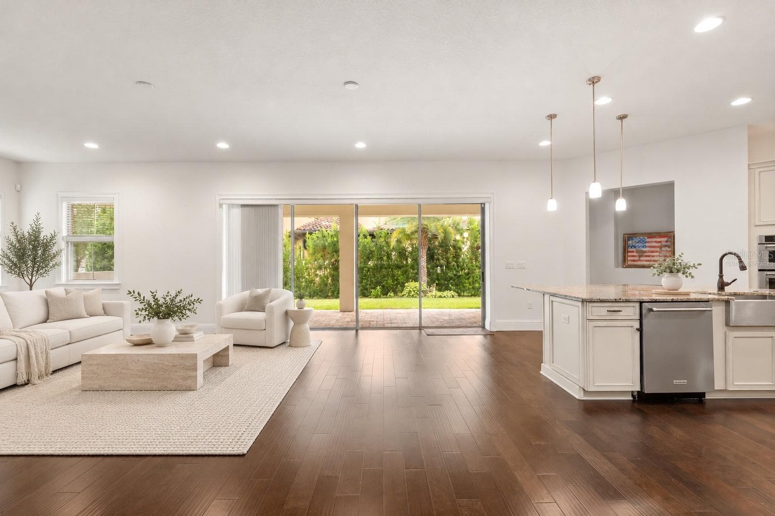 Virtually Staged Great Room - 5508 EMERSON POINTE WAY, ORLANDO
