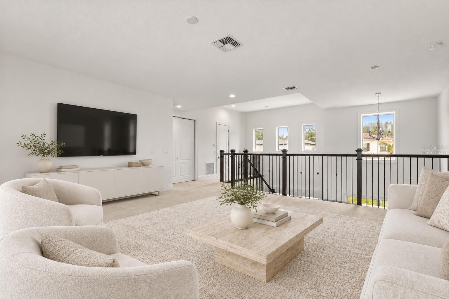Virtually Staged Second Floor Loft with Terrace - 5508 EMERSON POINTE WAY, ORLANDO