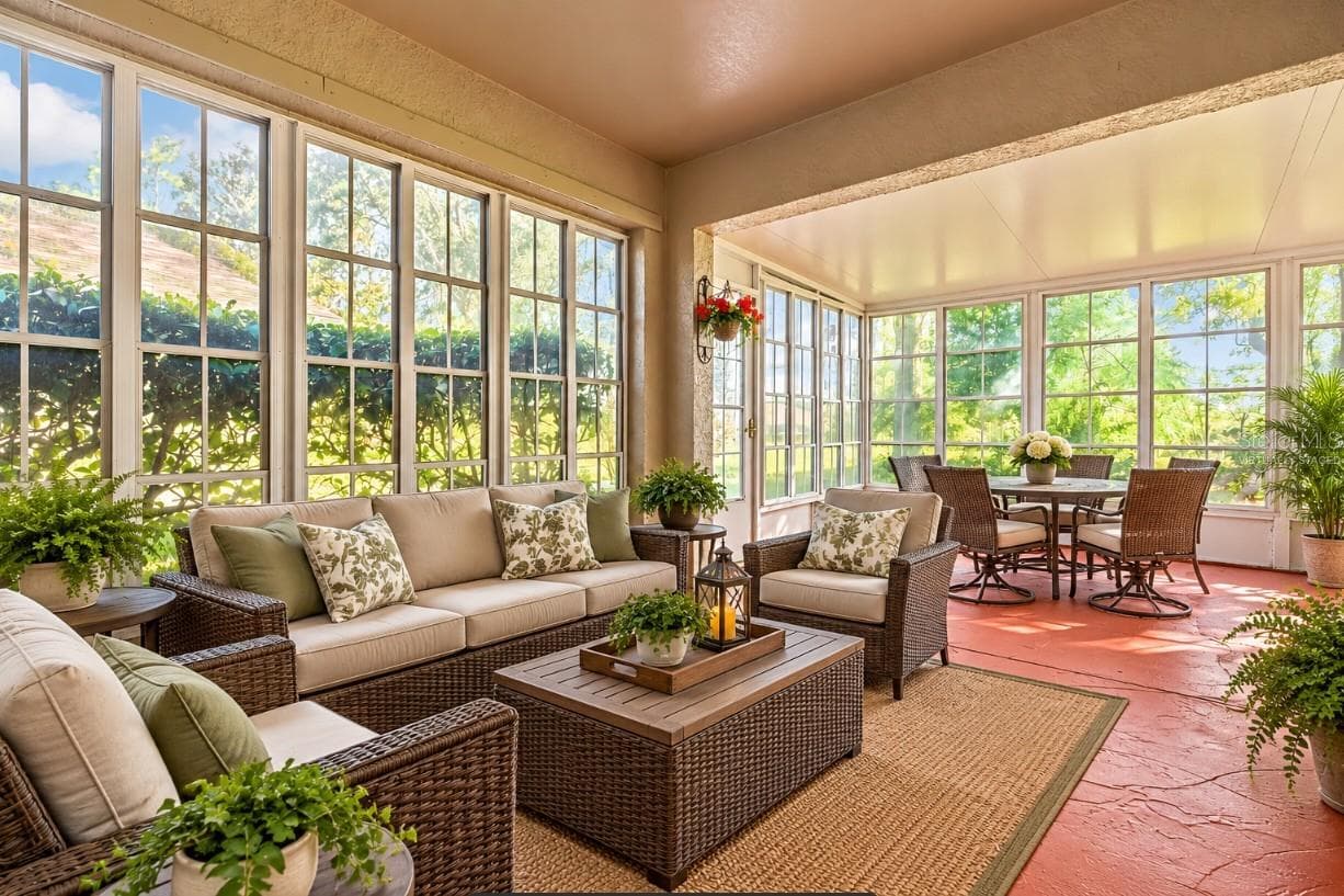 Florida Room -virtually staged - 300 HARTFORD CT, SPRING HILL