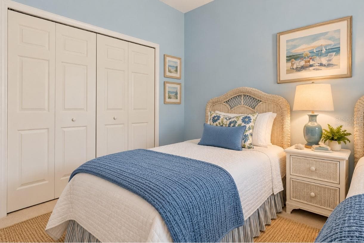 Bedroom 2 -virtually staged - 300 HARTFORD CT, SPRING HILL