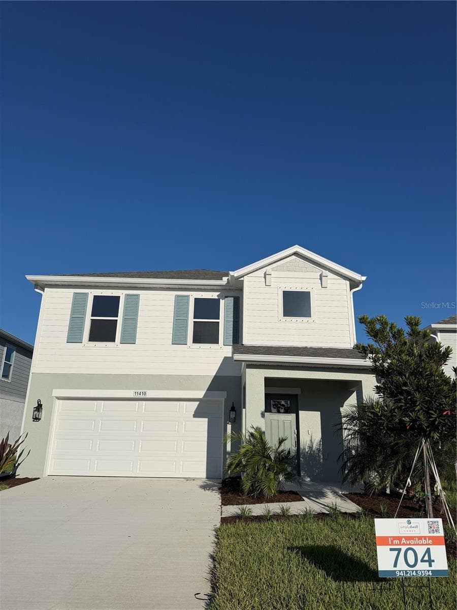 Front of home exterior - 11410 LAKE LOUISA TER, SARASOTA