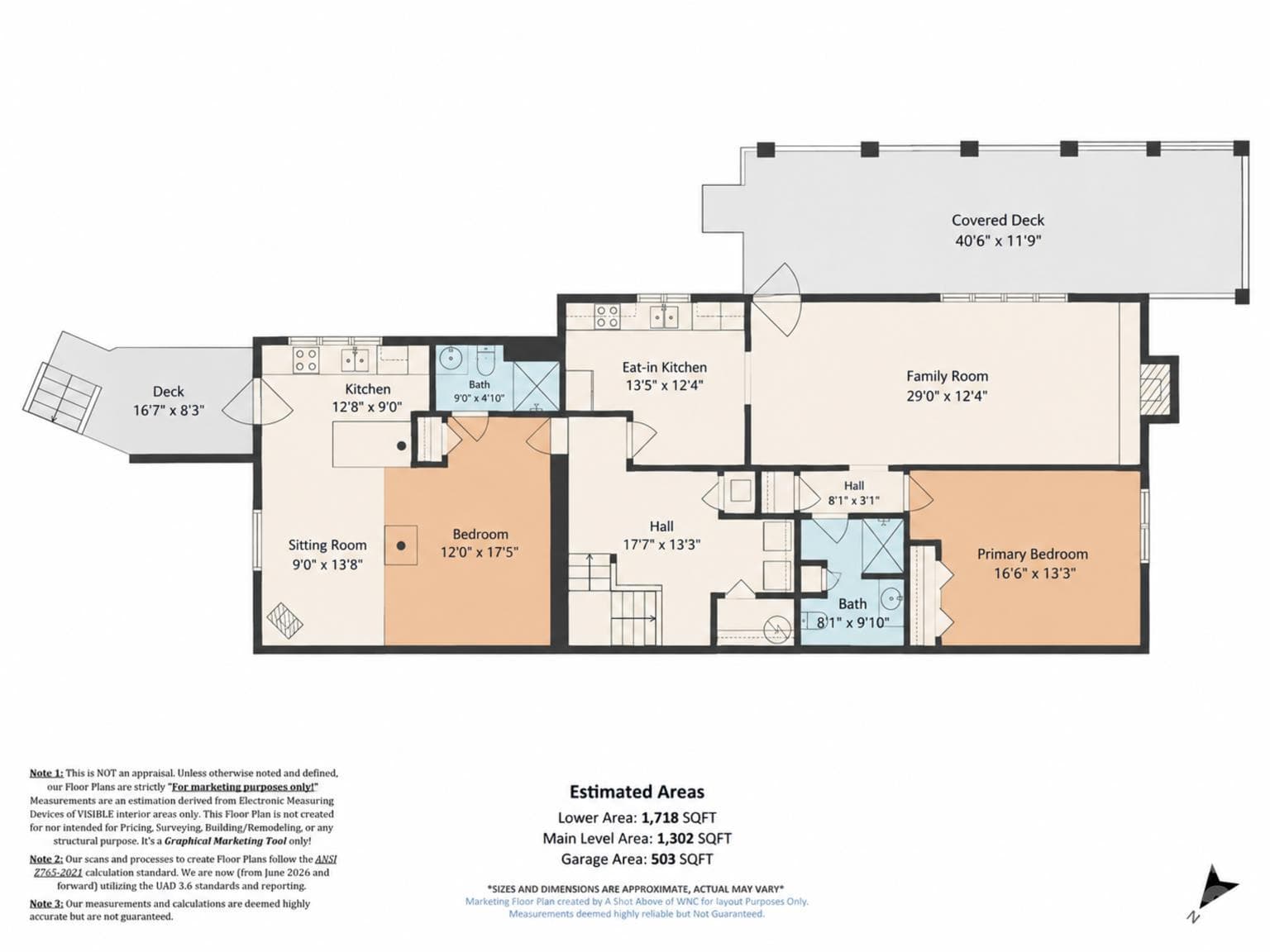 Down Stairs floor plan - 91 Worsham Drive, Waynesville
