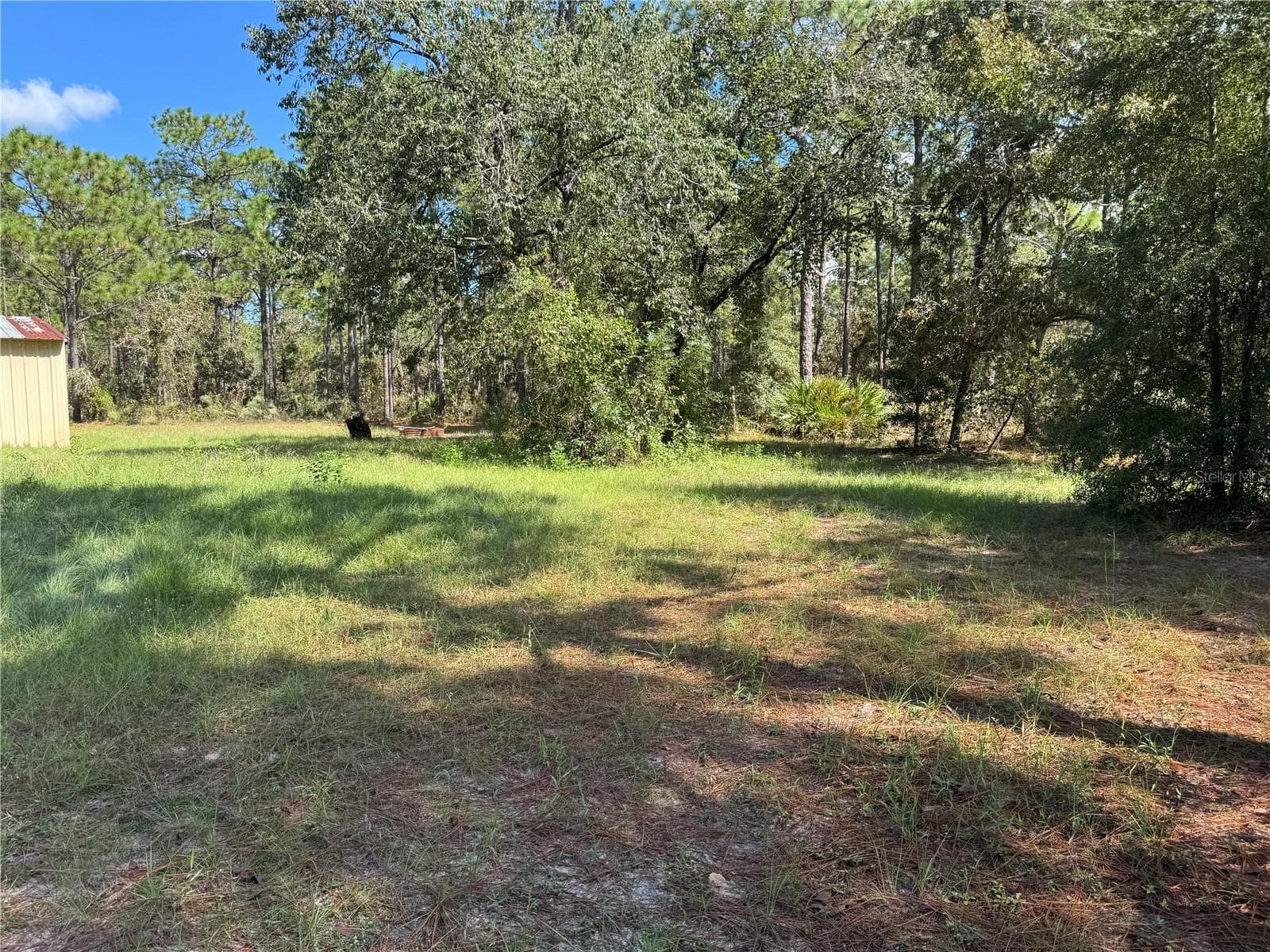 LOT 21 LOOKING FROM FRONT ALONG ROAD OF .24 ACRE LOT 21 (WESTSIDE) TO CENTER AND BACK, (EASTSIDE) OF LOT. TO THE LEFT (NORTHSIDE OF LOT),  IS 2615 SW 15TH CT HOME FOR SALE ALSO. BOTH PROPERTIES CAN BE SOLD TOGETHER OR SEPARATE - Lot 21 SW 157TH CT, OCALA