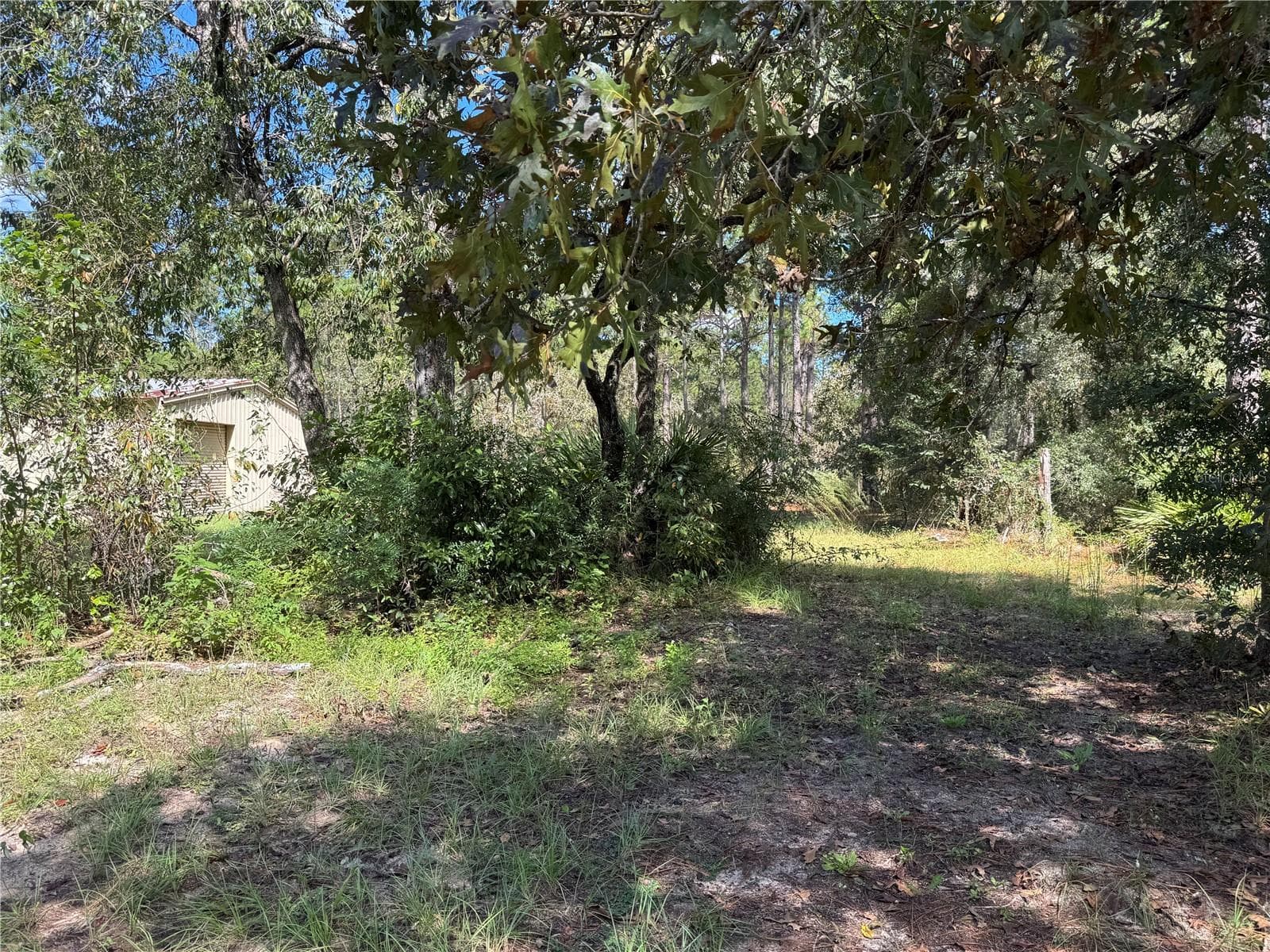 CENTER REAR (EASTERN BACK BOUNDARY) ALONG REAR BOUNDARY TO 2615 SW 157TH CT HOME WITH WORKSHOP. BOTH PROPERTIES CAN BE SOLD TOGETHER OR SEPARATE - Lot 21 SW 157TH CT, OCALA