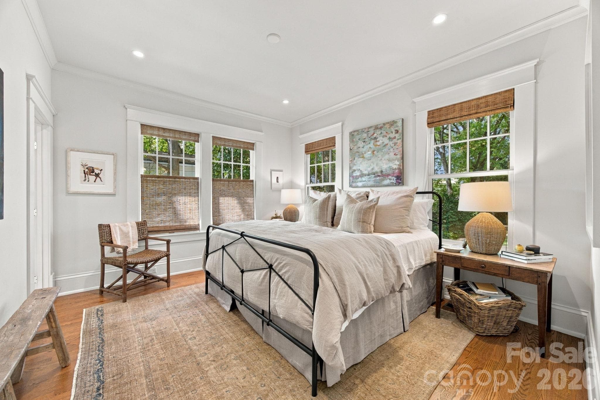 Private primary bedroom with ensuite full bath - 1912 Park Road, Charlotte