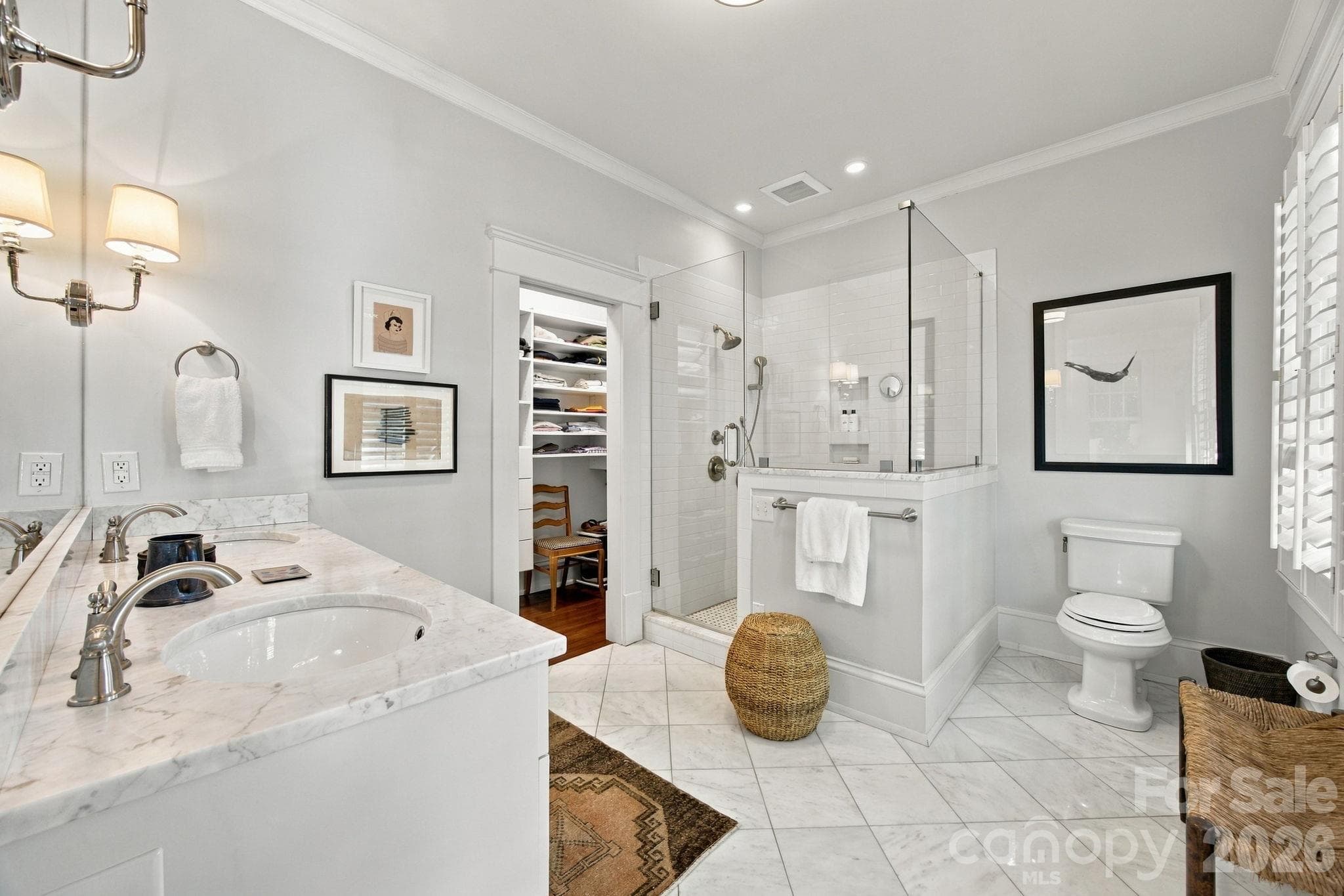 Primary full bath - 1912 Park Road, Charlotte