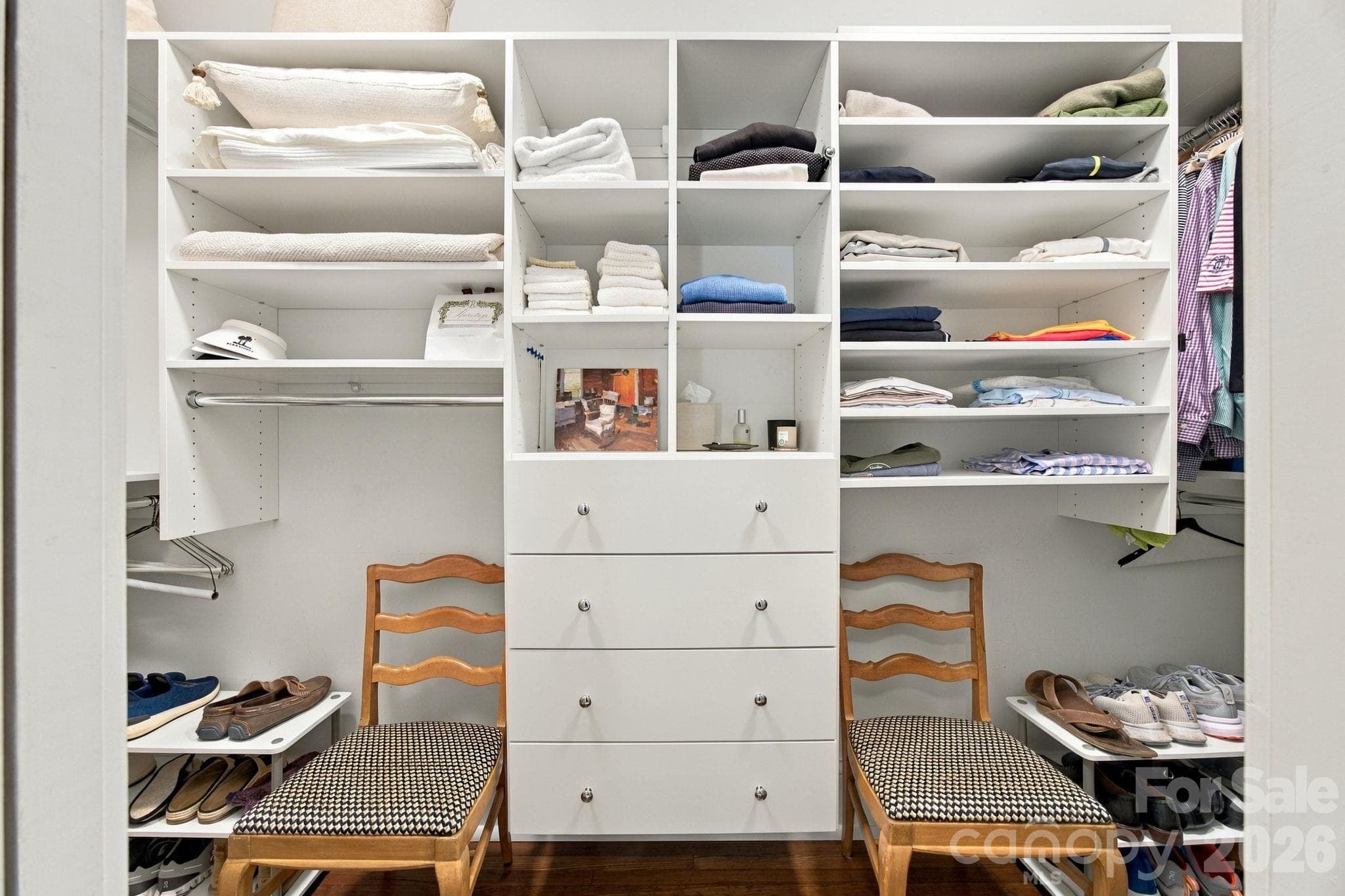 Primary walk-in closet - 1912 Park Road, Charlotte