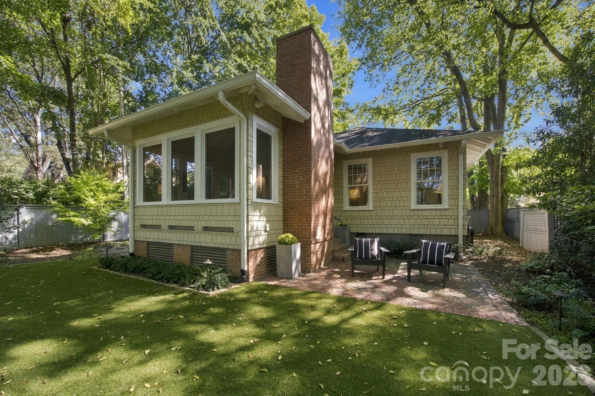 Rear covered porch - 1912 Park Road, Charlotte
