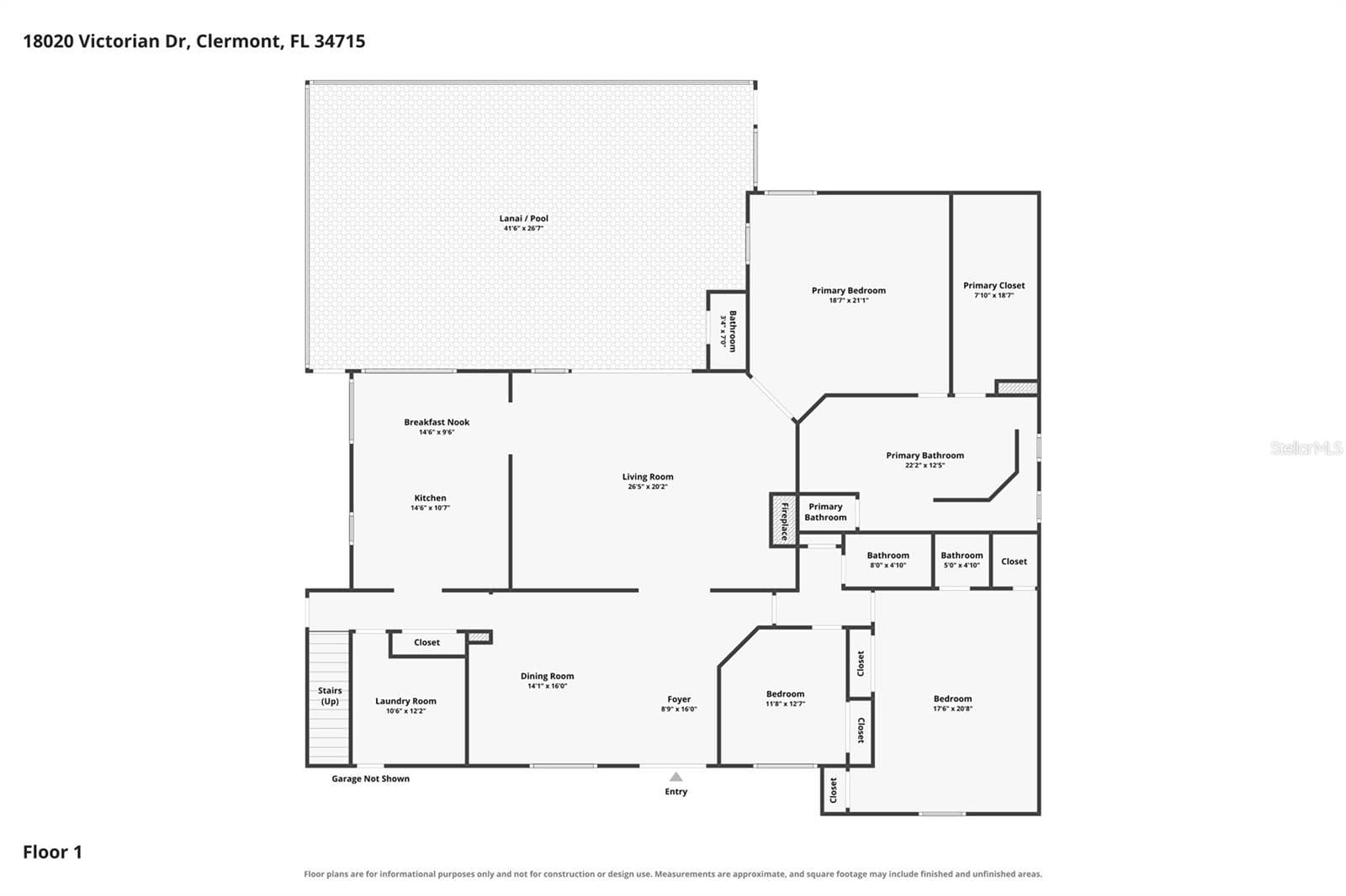 Single Family Residence at 18020 VICTORIAN DR, CLERMONT, photo 46 of 47