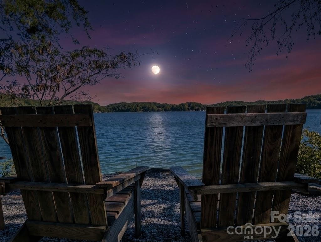 Moonlight over the lake. - 0 E Wilderness Road, Lake Lure