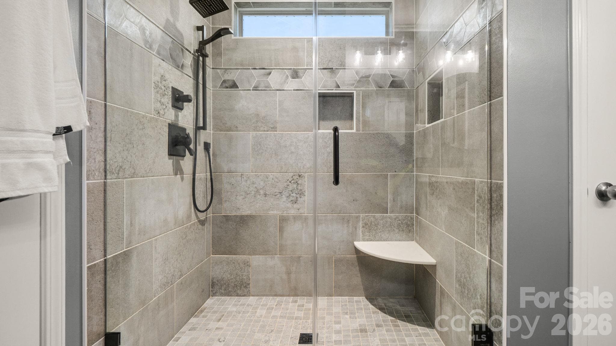Stunning primary ensuite shower - 1232 New River Drive, Concord