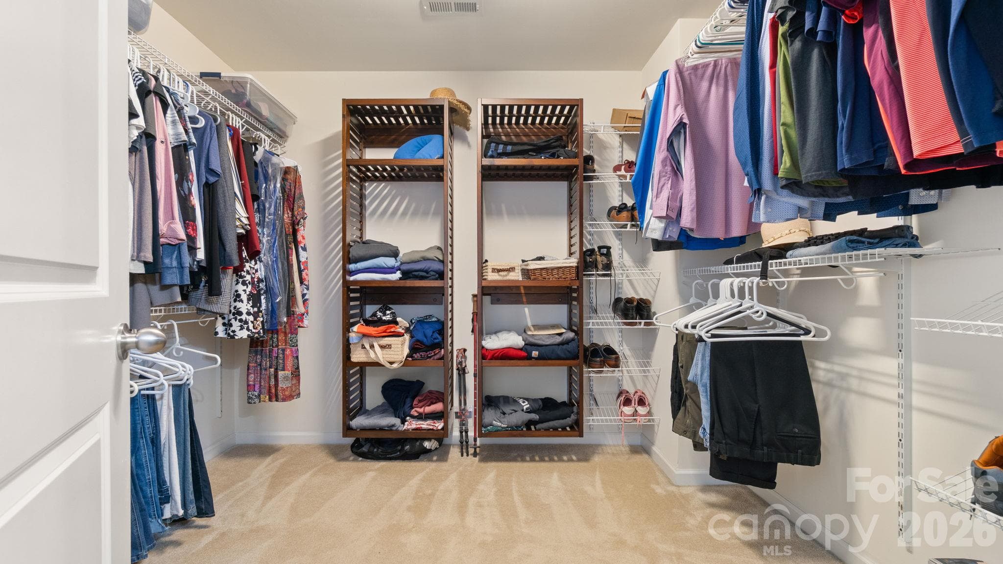 Massive primary walk-in closet - 1232 New River Drive, Concord