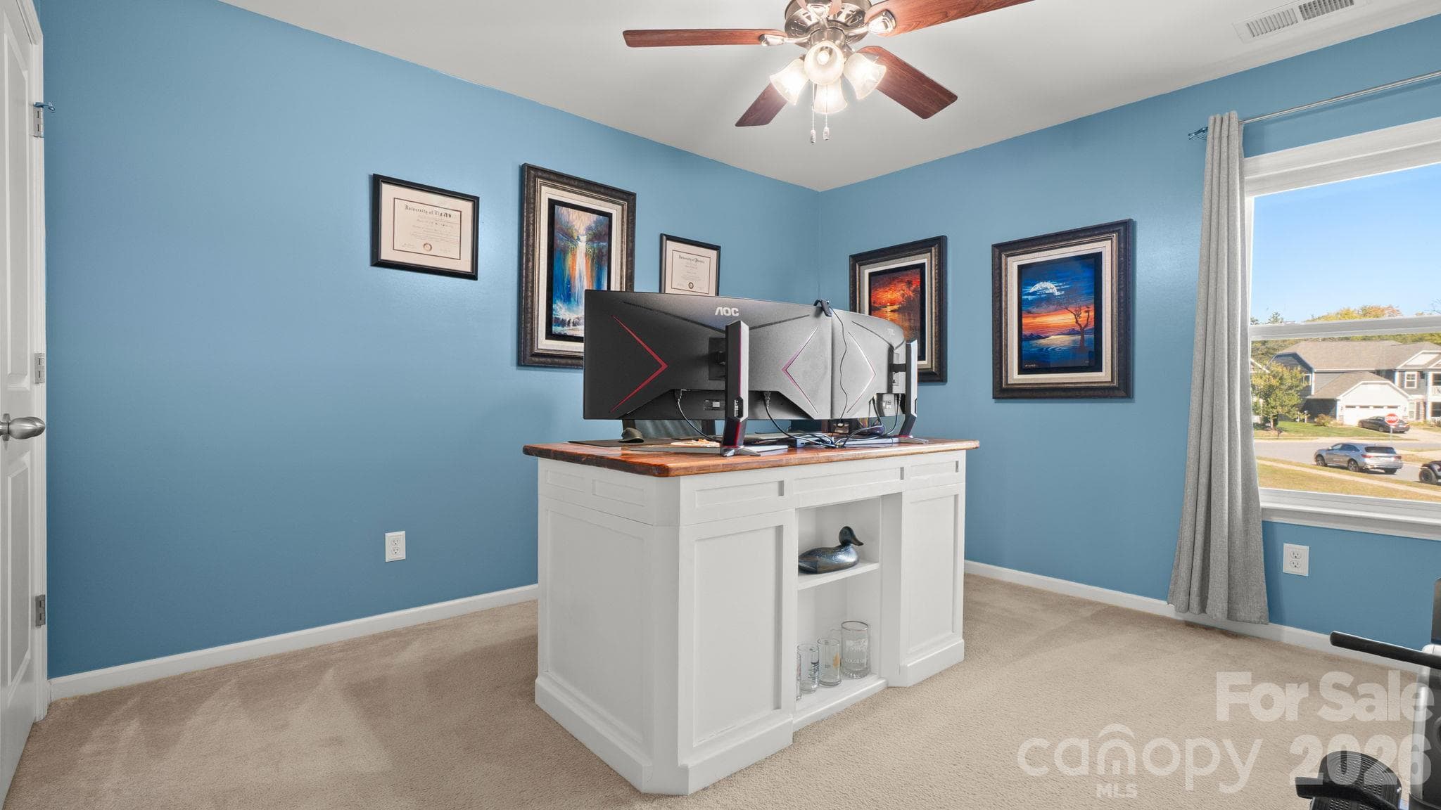 Bedroom #4 currently serving as 2nd office - 1232 New River Drive, Concord