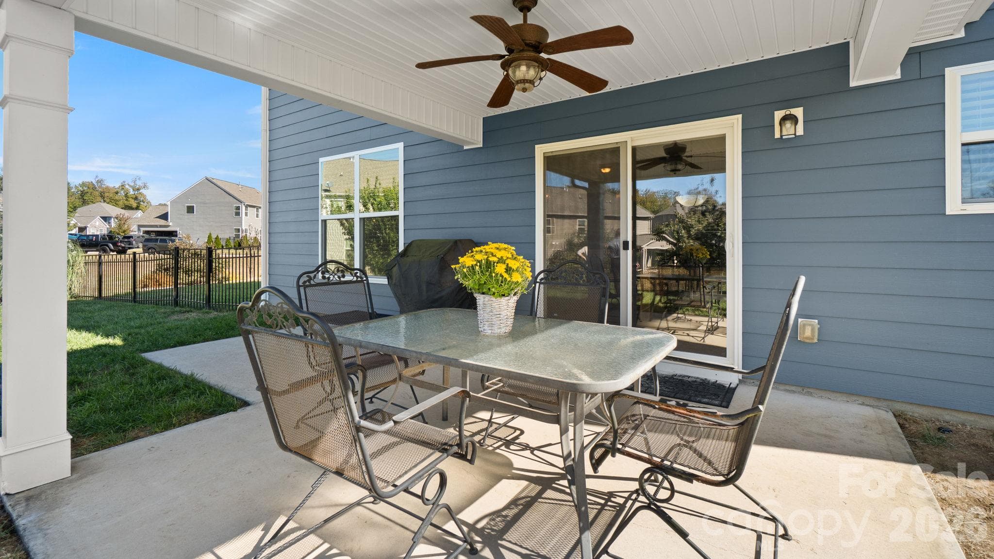 Fantastic covered back porch - 1232 New River Drive, Concord