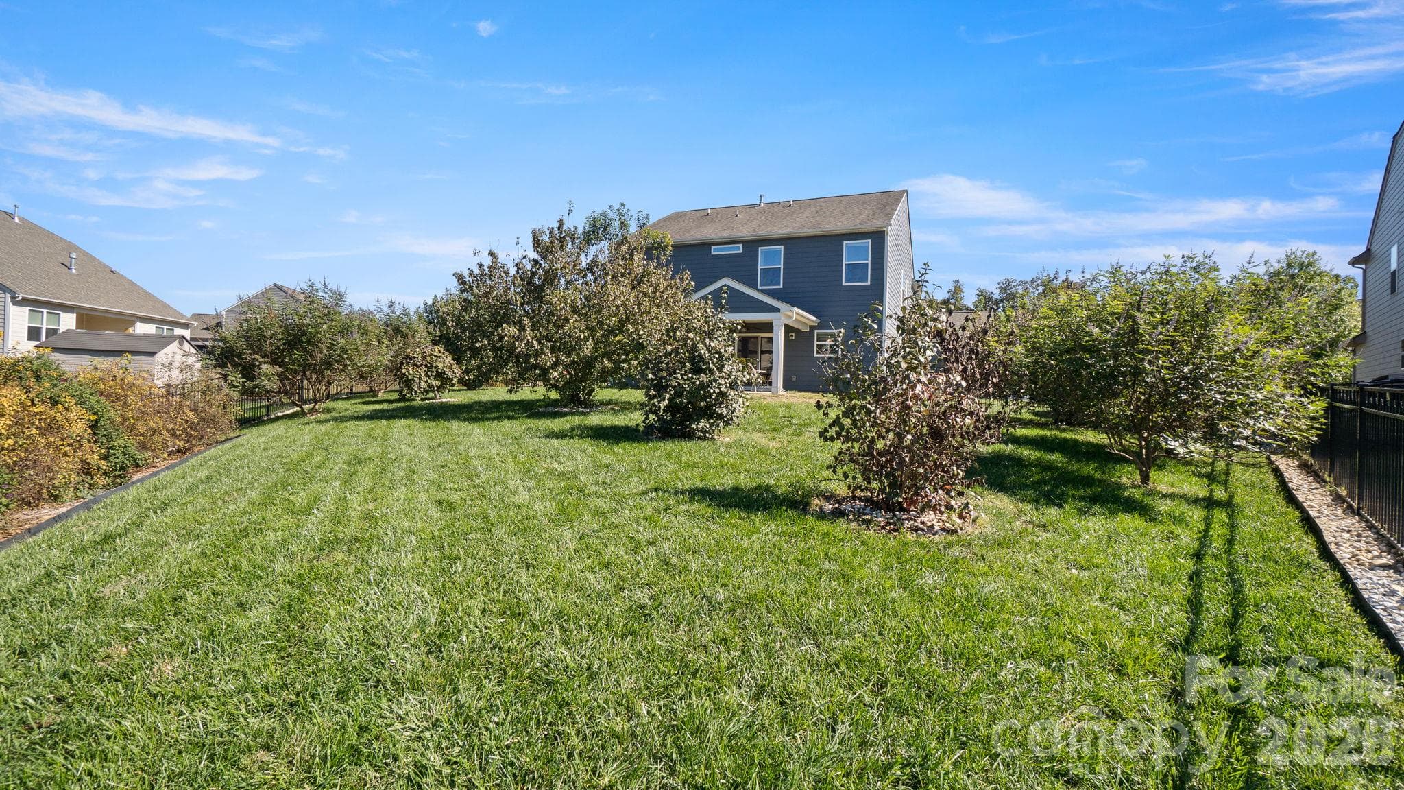 Gorgeous landscaping across the property, many butterfly-friendly! - 1232 New River Drive, Concord