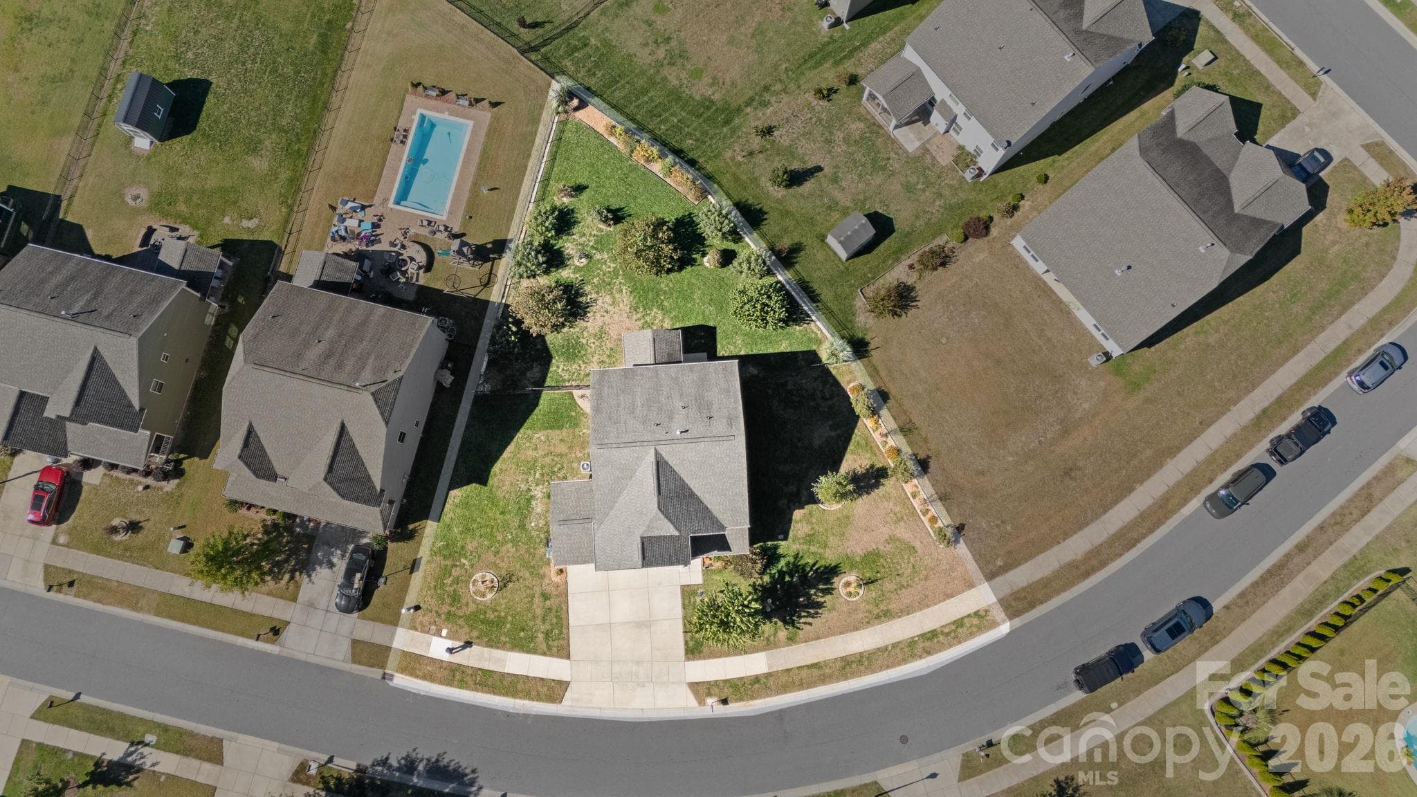 Large 0.31 acre flat lot with in-ground irrigation system - 1232 New River Drive, Concord