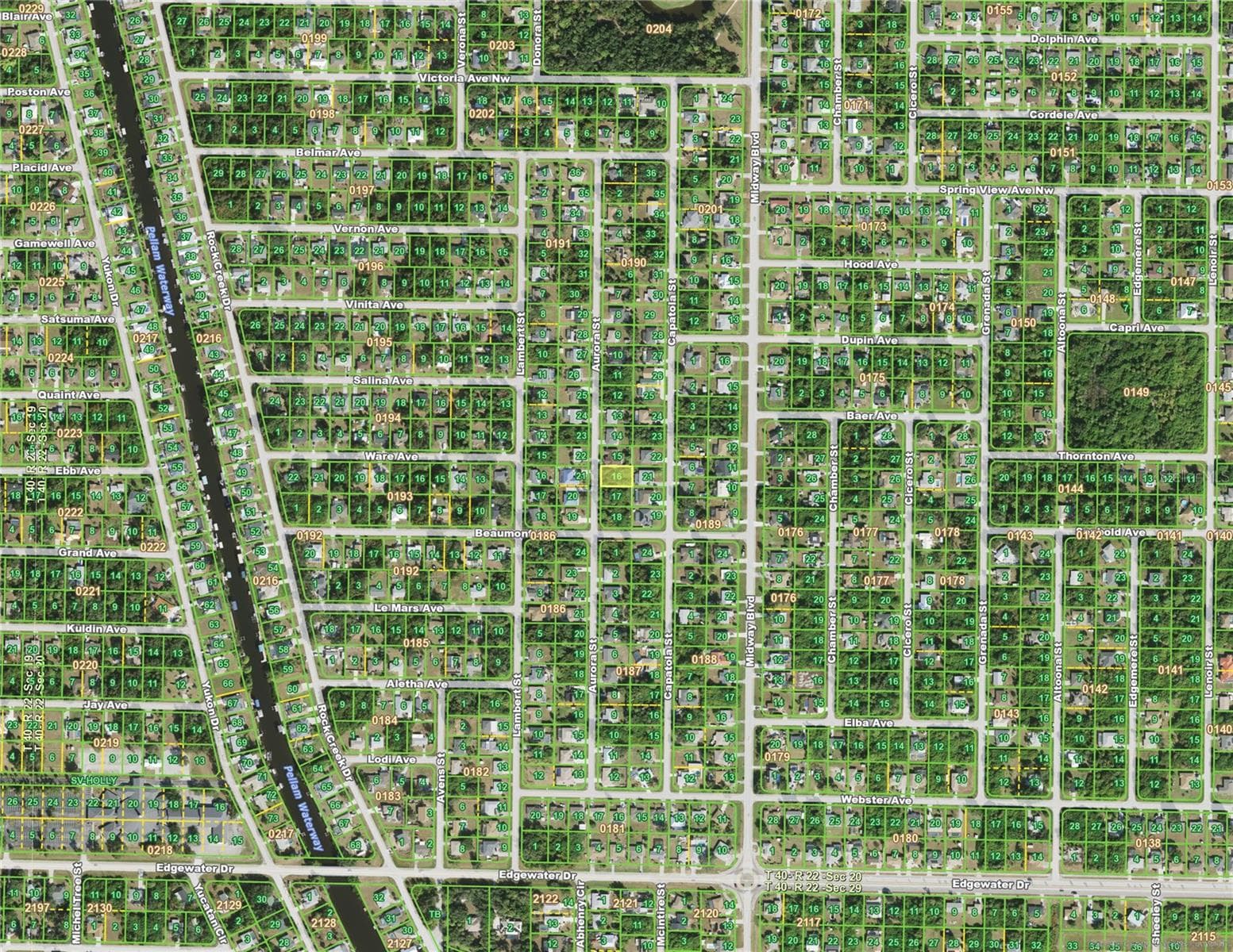 Land at 305 AURORA ST, PORT CHARLOTTE, photo 4 of 4
