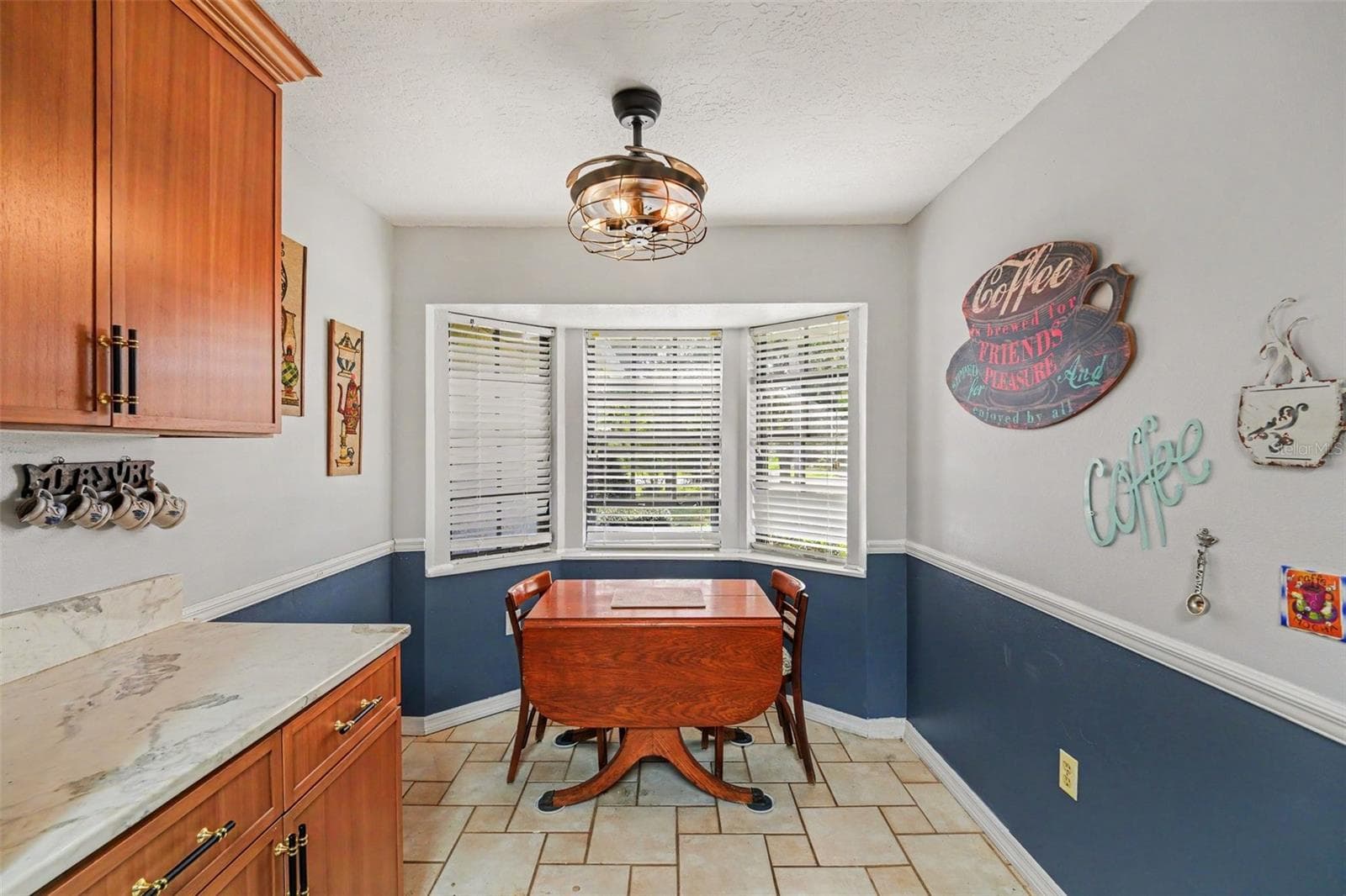 kitchen with breakfast nook - 7366 WINDOVER WAY, TITUSVILLE