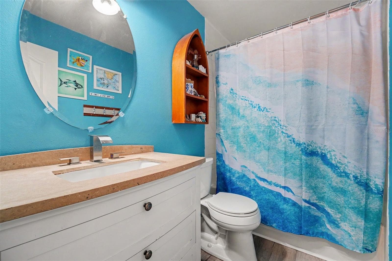 hall bathroom - 7366 WINDOVER WAY, TITUSVILLE