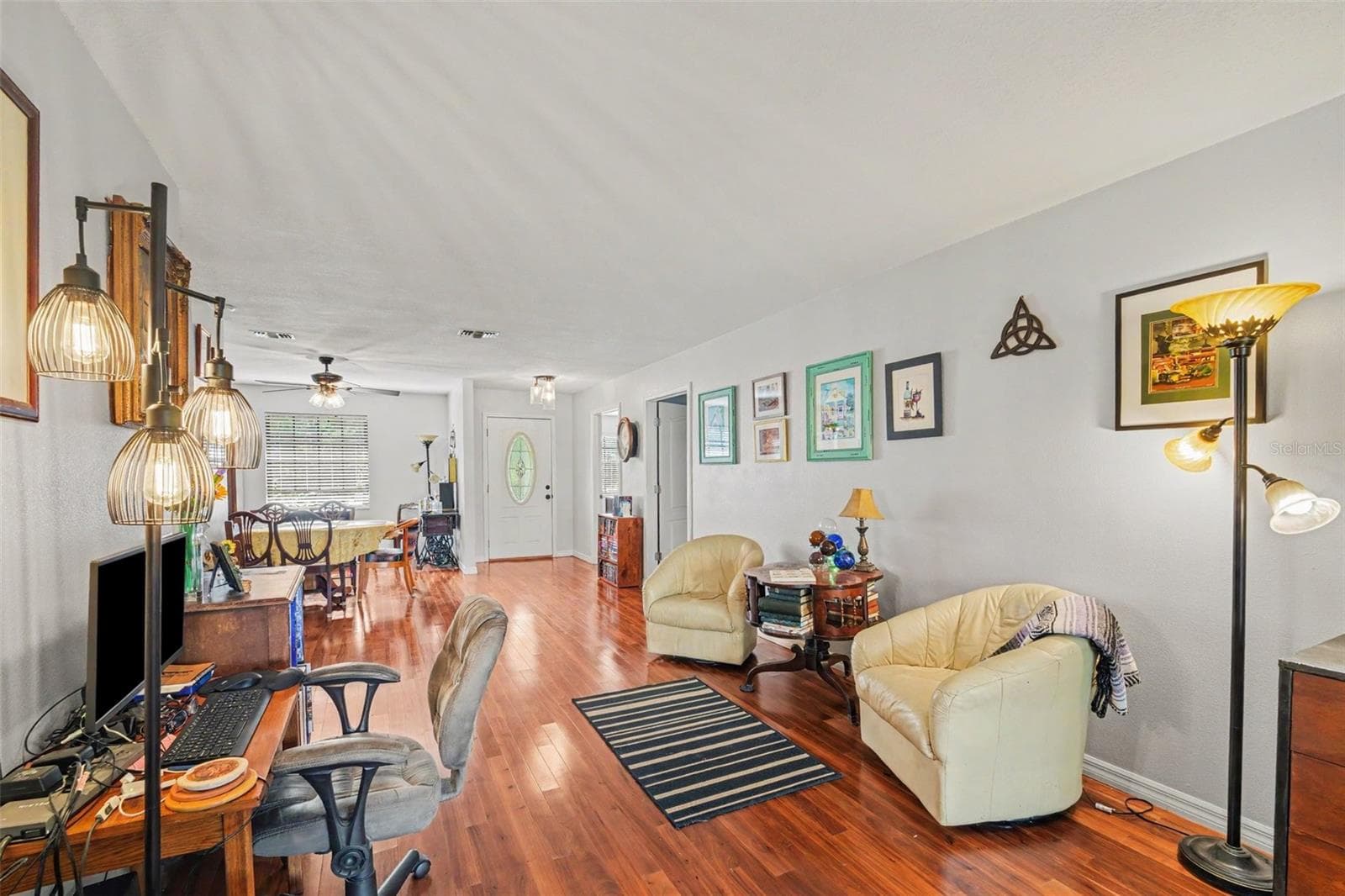 formal living room looking at font door - 7366 WINDOVER WAY, TITUSVILLE
