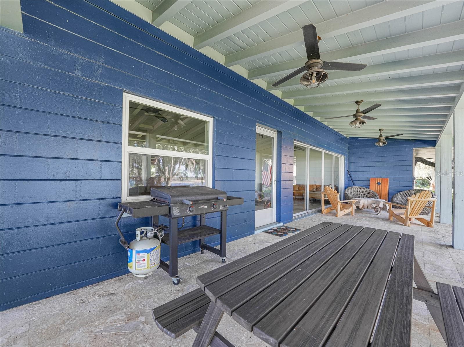 Porch on Lake Side of House - 1329 HOLLISTER RD, BABSON PARK