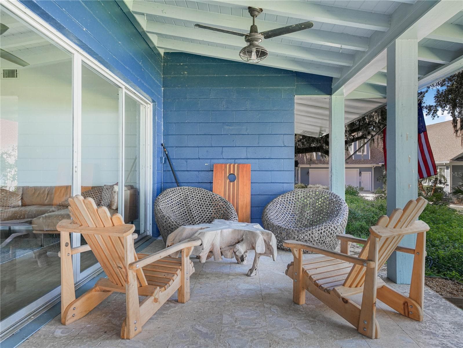 Porch on Lake Side of House - 1329 HOLLISTER RD, BABSON PARK