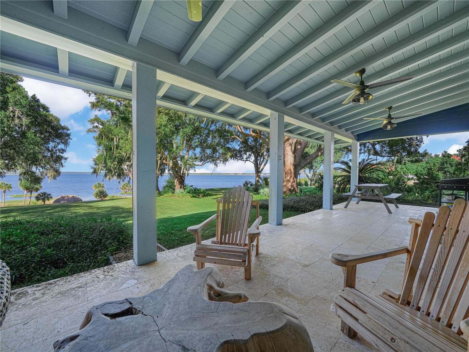 Porch on Lake Side of House - 1329 HOLLISTER RD, BABSON PARK