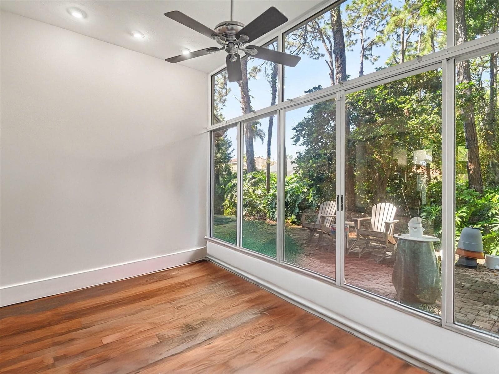 Family Room opens to Patio - 6435 BERKSHIRE PL, UNIVERSITY PARK