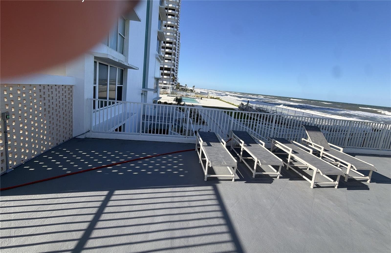 Deck - 2800 N ATLANTIC AVE #1608, DAYTONA BEACH