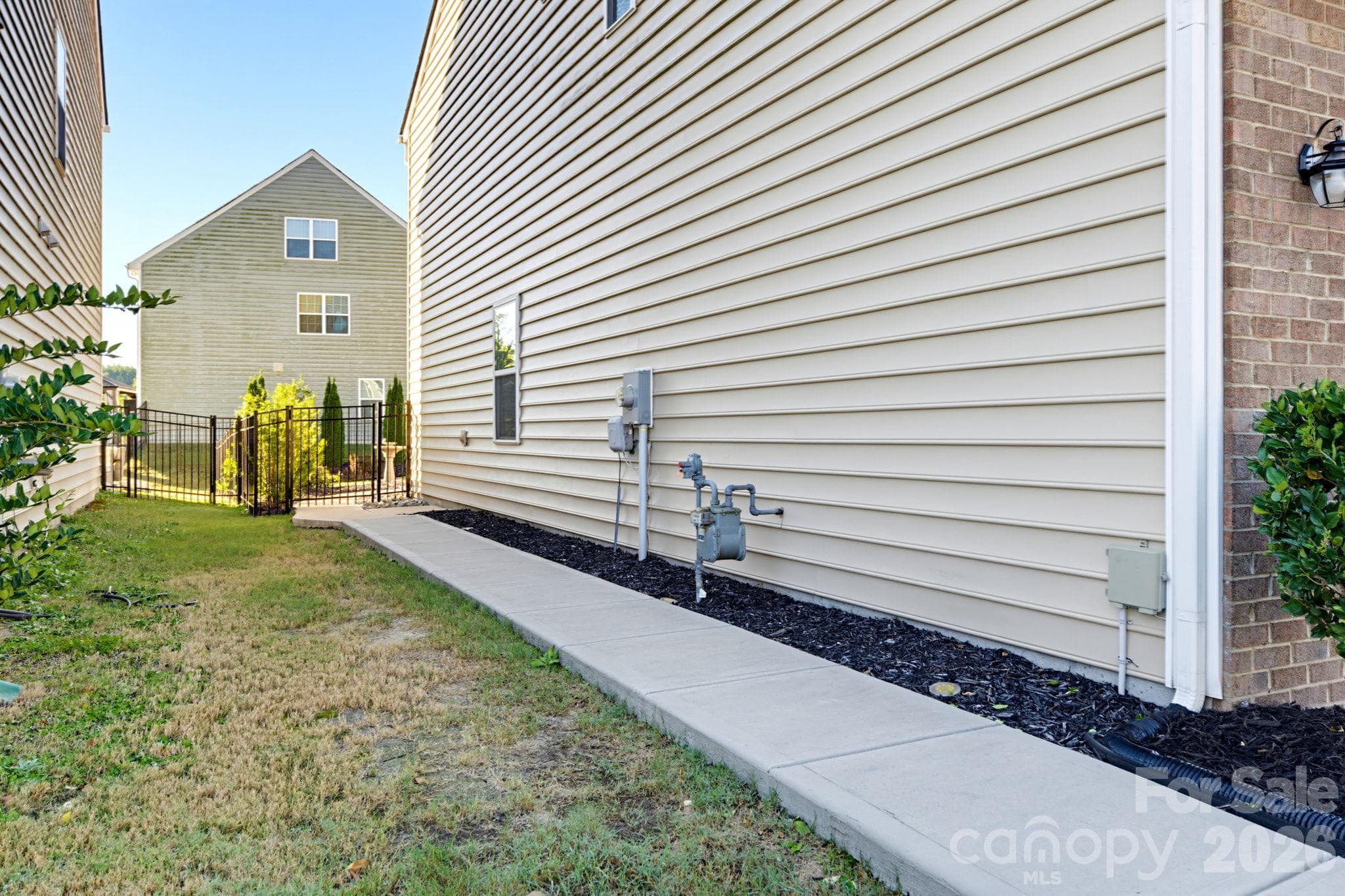 ADDITION CONCRETE CONNECTING DRIVEWAY AND BACKYARD - 13529 Napoleon Drive, Charlotte