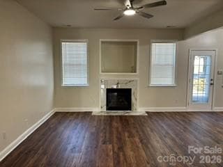 Family Room, New Hearth and Fireplace Surround, Calacatta Quartz - 15404 Crossing Gate Drive, Cornelius