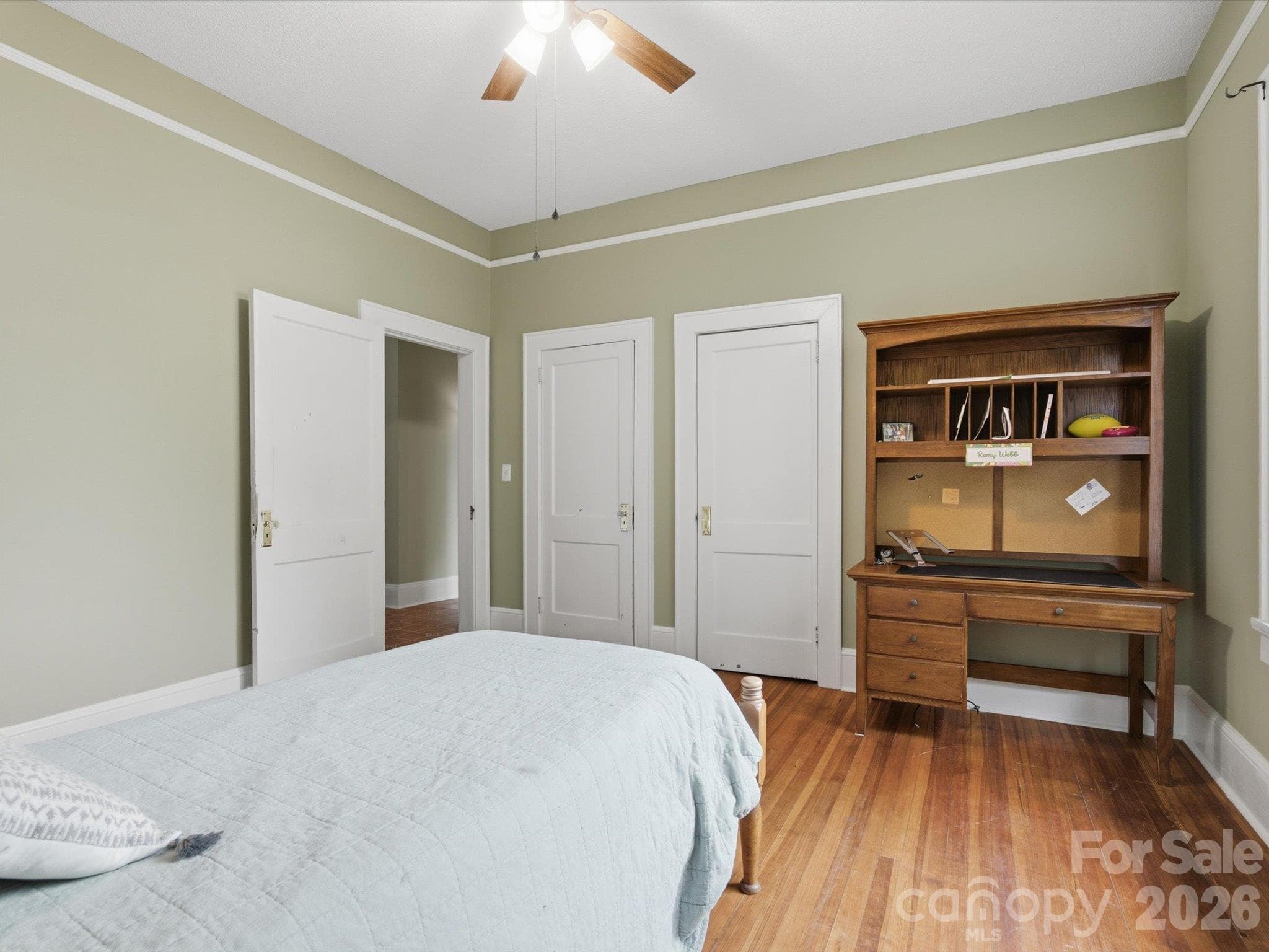 Bed Room at End of Hall Down Stairs - 707 York Street, Gastonia