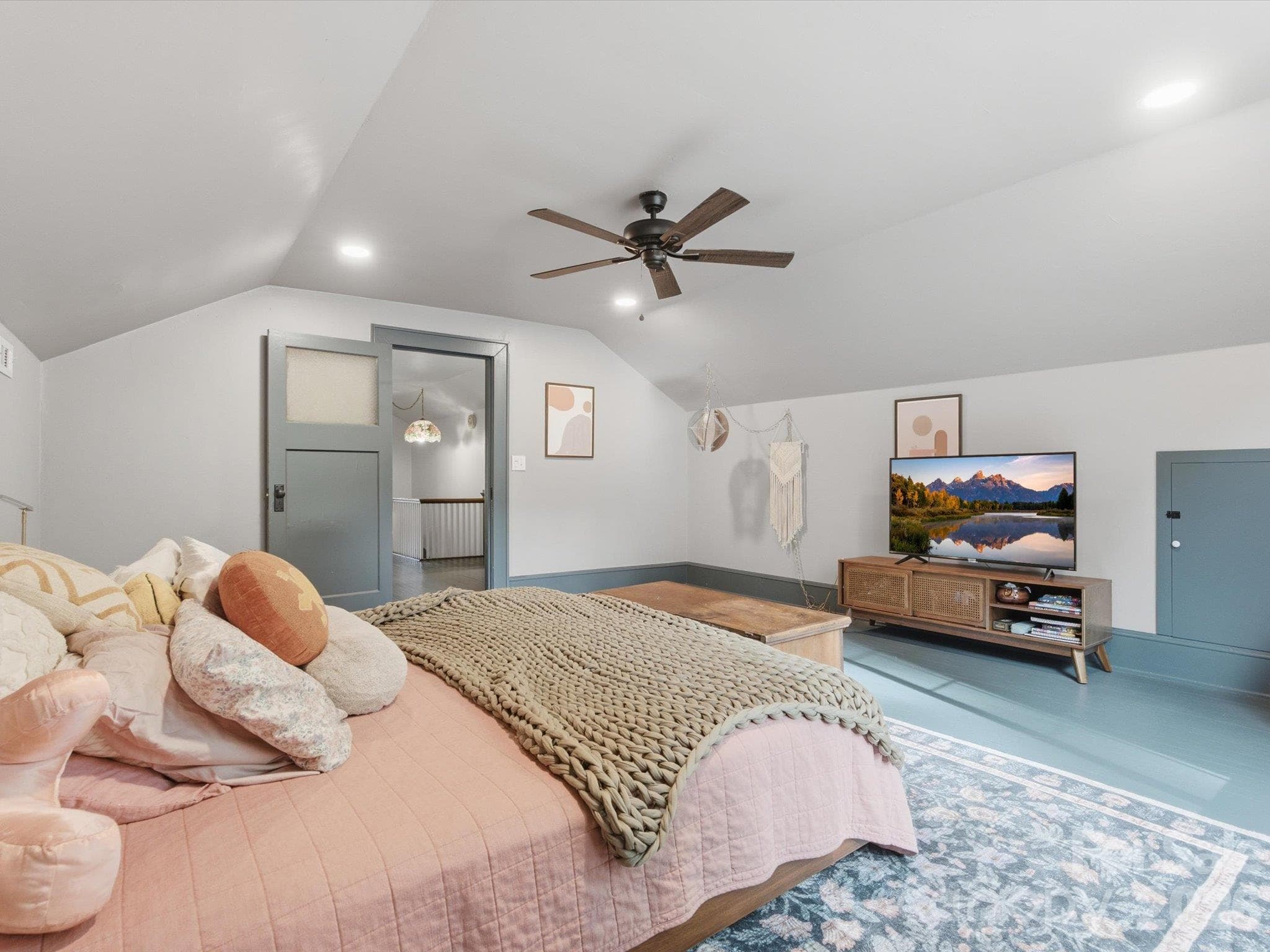 Primary Bed Room Up Stairs - 707 York Street, Gastonia