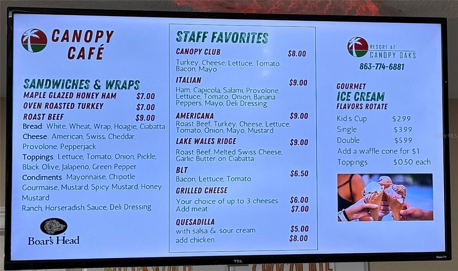 Food Menu (Sample) - 0 HIGHWAY 630 E #13, LAKE WALES