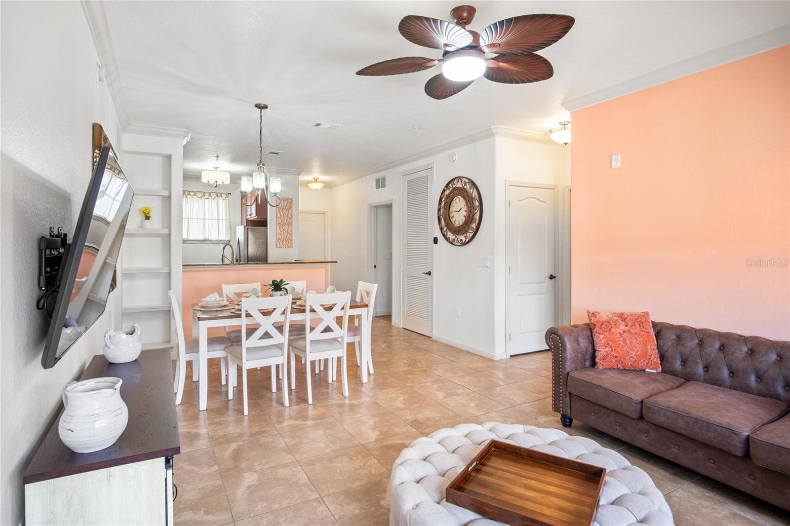 View of the split bedroom entrances from the rear of the unit - 912 CHARO PKWY #232, DAVENPORT
